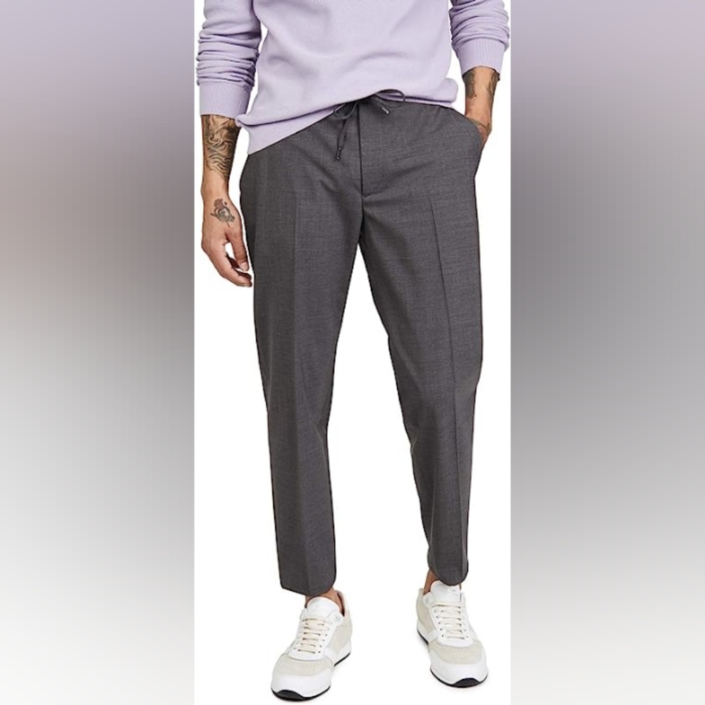 Theory Hunter Traceable Wool Drawstring Pants - image 2